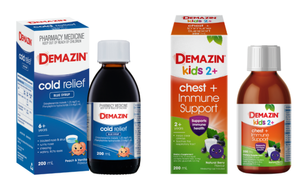 DEMAZIN COLD RELIEF BLUE/DEMAZIN KIDS CHEST +